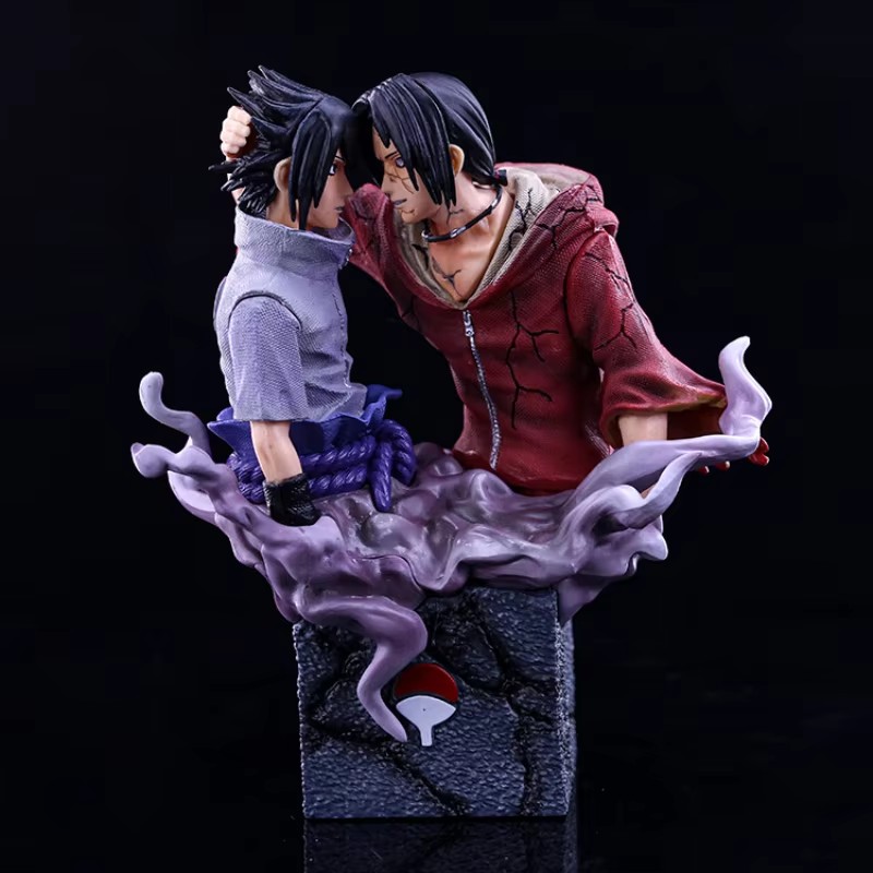 Rare Anime Merchandise - ฟิกเกอร์อนิเมะนารูโตะขนาด 18 ซม. นารูโตะ อุจิวะ ซาสึเกะ