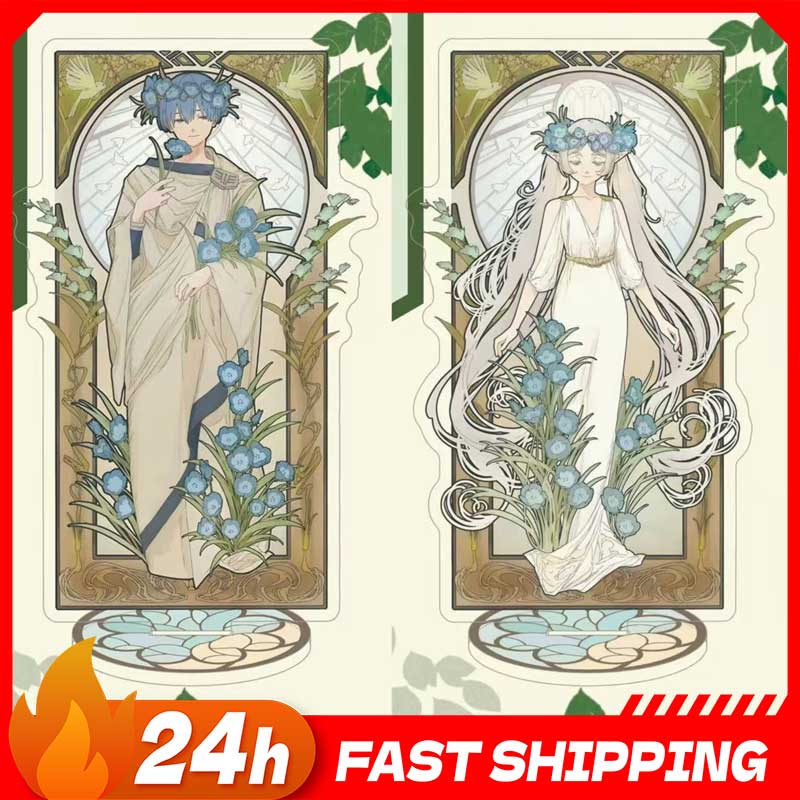 Frieren Anime Merchandise - ฟรีเรน: อนิเมะเหนือกว่าการเดินทาง ของสะสม ฟิกเกอร์อะคริลิค บลูมูน แกรส