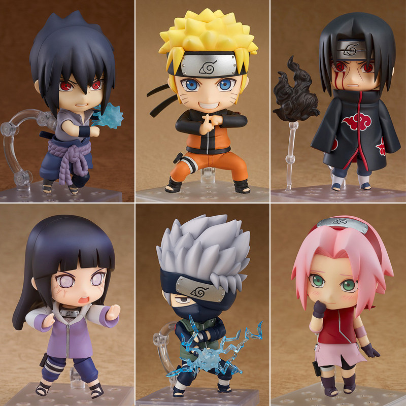 Rare Anime Merchandise - ฟิกเกอร์อนิเมะชิบิ นารูโตะ หน้าเปลี่ยนได้ อิทาจิ คาคาชิ ซาสึเกะ