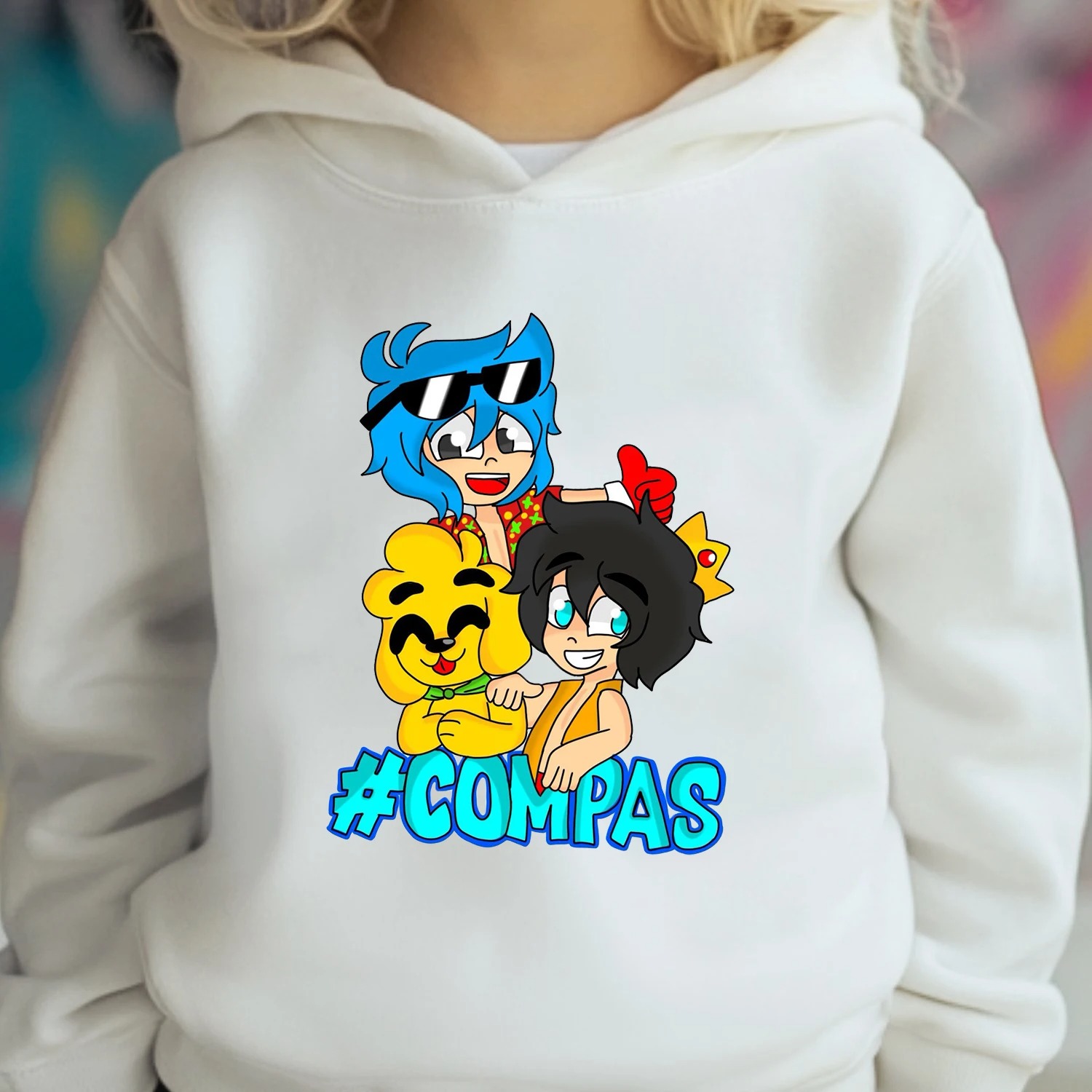 Anime Merchandise For Kids - สินค้าอนิเมะ เสื้อมีฮู้ดสำหรับเด็ก - เสื้อสเวตเชิ้ตพิมพ์ลายการ์ตูนน่ารักสำหรับเด็กชายและเด็กหญิง เสื้อสวมหัวลำลองสำหรับฤดูใบไม้ร่วงและฤดูหนาว