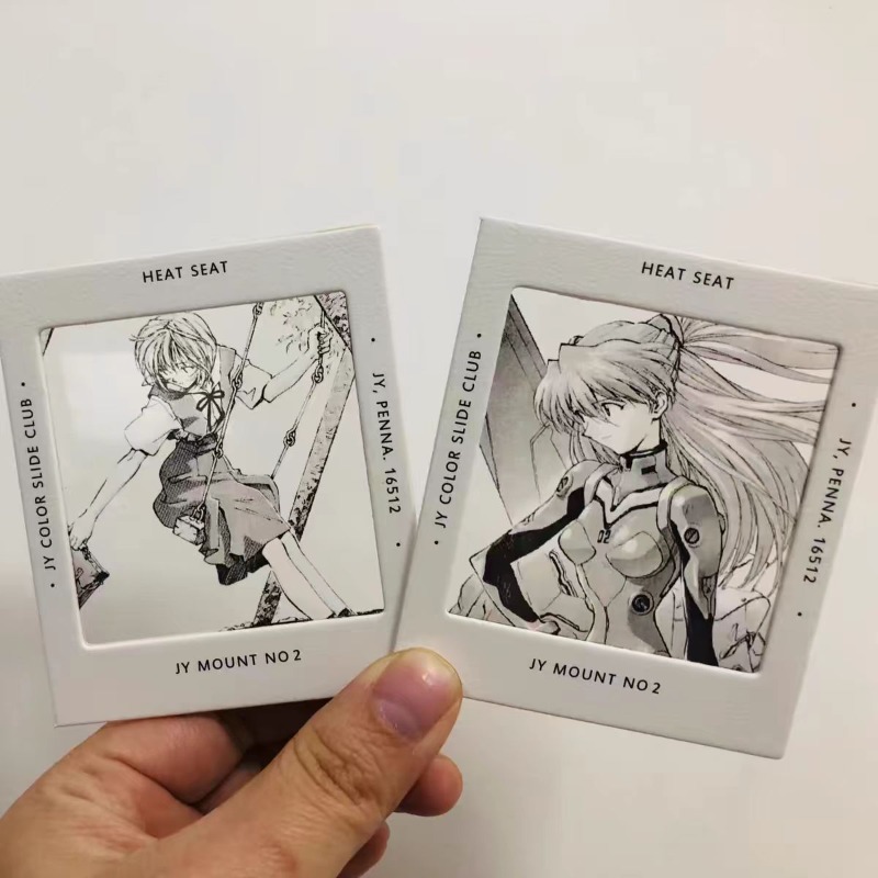 Evangelion Anime Merchandise - การ์ดใสโปร่งแสงลายอนิเมะ Evangelion รุ่นคลาสสิคจาก Neon Cute Genesis