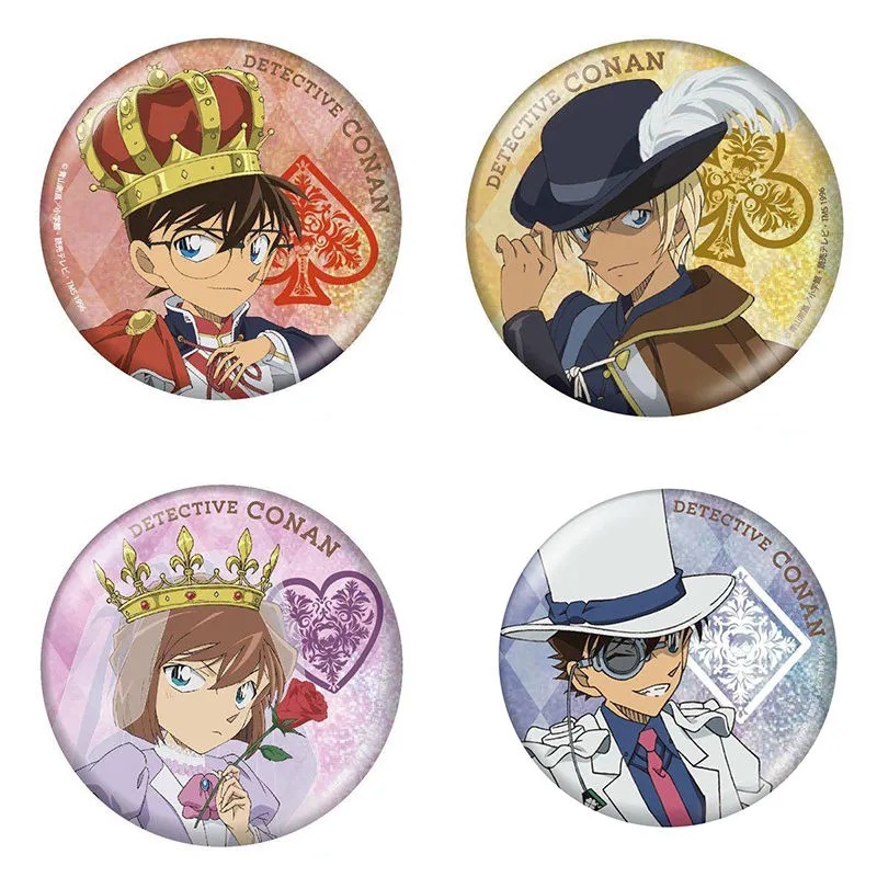 Anime Merchandise For Kids - เข็มกลัดอนิเมะ นักสืบโคนัน ไคโตะ คิด เอโดกาวะ โคนัน