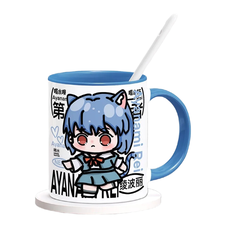 แก้วน้ำลายการ์ตูน EVA Asuka La - Anime Merchandise Mugs บทวิจารณ์และราคา