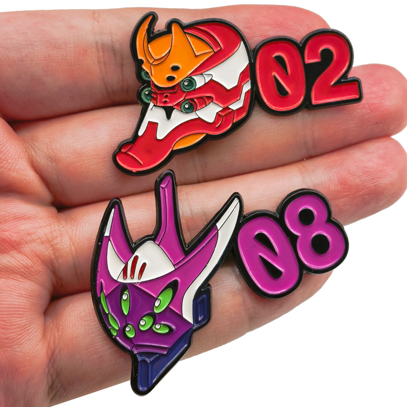 เข็มกลัดโลหะรูปหุ่นยนต์ Evange - Evangelion Anime Merchandise บทวิจารณ์และราคา