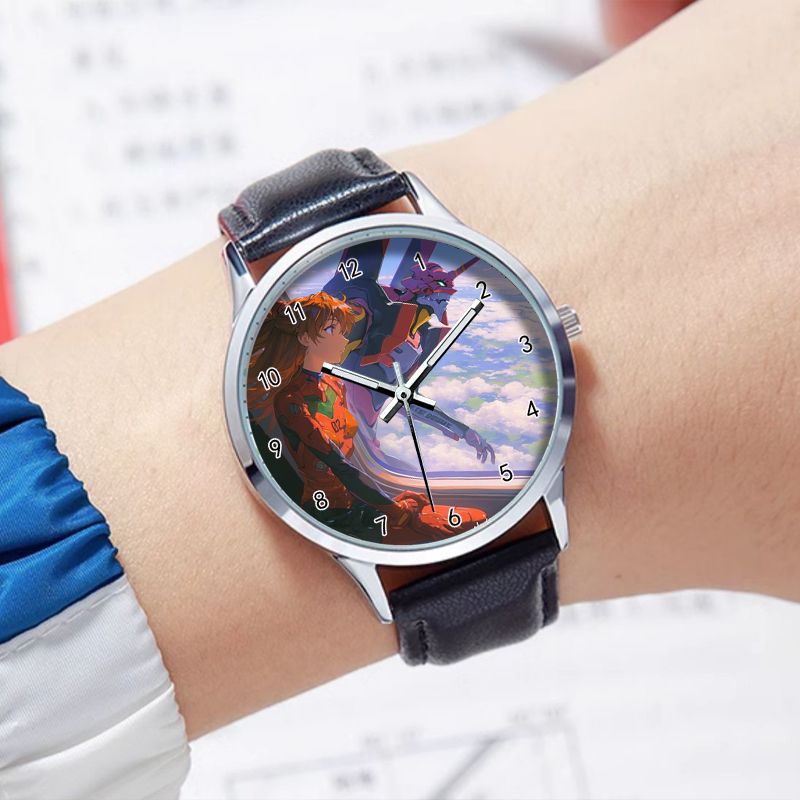 นาฬิกาควอตซ์ลายการ์ตูนน่ารักสำ - Evangelion Anime Merchandise บทวิจารณ์และราคา